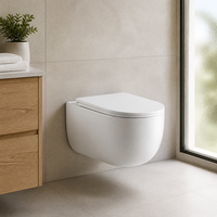 WC suspendu en céramique Palici Sanitary Ware – Ensemble de toilettes flottantes pour salle de bain