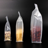 Sacs d'emballage refermables réutilisables de qualité alimentaire à fond plat transparent imprimés sur mesure avec fermeture éclair – Fabricant en gros