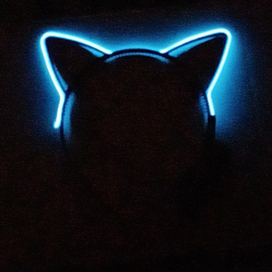 <span class=keywords><strong>Bandeau</strong></span> lumineux <span class=keywords><strong>LED</strong></span> néon avec oreilles de chat pour femmes, avec couronne scintillante, accessoires pour DJ, bar, boîte de nuit - Product Image 3