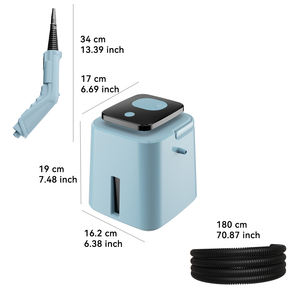 Brosse de nettoyage sans fil électrique étanche pour épurateur de rotation pour baignoire carrelage en matière plastique pour utilisation sous la douche - Product Image 6