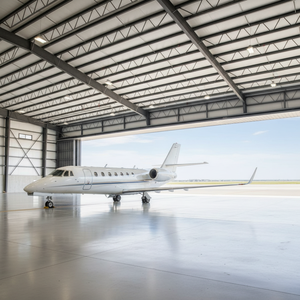 Hangar préfabriqué en acier à poutres en <span class=keywords><strong>H</strong></span> à assemblage rapide et à portée libre pour le stockage d'<span class=keywords><strong>h</strong></span>élicoptères et d'avions avec structure <span class=keywords><strong>m</strong></span>étallique galvanisée - Product Image 3