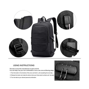Custom 2025 Anti Theft Custom Usb Charging <b>Men</b> Back Pack Backpack Notebook <b>Bags</b> Business <b>Laptop</b> Backpack - Product Image 4