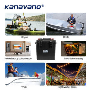 Batería de 12,8 V de ciclo profundo Lifepo4 batería de maleta impermeable 12V 72v 20ah 280ah batería de respaldo portátil recargable para exteriores - Product Image 6