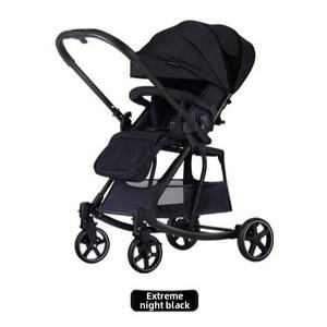 Cochecito de Bebé Metálico Bidireccional <span class=keywords><strong>Beibe</strong></span> V9, con Asiento Ajustable en Altura y Posición Recostada, Ligero y Plegable para Bebés y Niños - Product Image 4