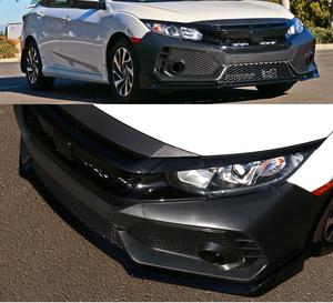 วัสดุ PP สีดำที่ไม่ได้ทาสี <span class=keywords><strong>TYPE</strong></span>-<span class=keywords><strong>R</strong></span> กันชนหน้าสำหรับ HONDA <span class=keywords><strong>CIVIC</strong></span> 2016-2020 - Product Image 6