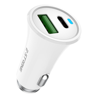 Chargeur de voiture portable QC 3.0 Power Delivery 18W PD, adaptateur de chargeur USB C pour iPhone