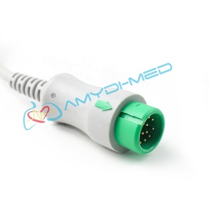Nihon Kohden Compatibel 10 Lead <span class=keywords><strong>Ecg</strong></span> Kabel Leadwire Connector Voor Levensduur S - Product Image 4
