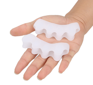Aofit Separadores <span class=keywords><strong>de</strong></span> Dedos <span class=keywords><strong>de</strong></span> Gel al por Mayor, Separadores <span class=keywords><strong>de</strong></span> <span class=keywords><strong>Juanetes</strong></span>, Separadores <span class=keywords><strong>de</strong></span> Dedos <span class=keywords><strong>de</strong></span> Silicona para Alivio del Dolor <span class=keywords><strong>de</strong></span> Pies - Product Image 1