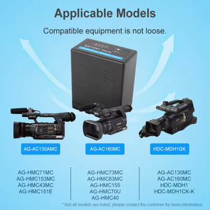 7.2V 7800mAh VW-VBG6 <span class=keywords><strong>PRO</strong></span> pin máy ảnh Pin Lithium-ion cho Pana Sonic AG-AC7 AG-AF100 AF105 AC130 ac160 hmr10 hsc1u máy ảnh - Product Image 3