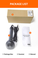 Escáner de Códigos de Barras 2D USB NORGEE NG3208 de 1.3MP, Lector de Códigos QR con Interfaz COM para Gestión de Inventario en Comercios y Almacenes