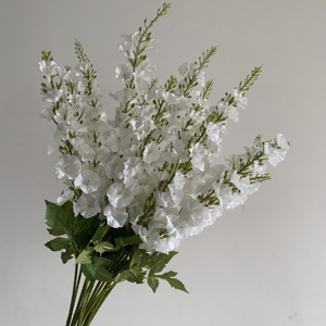 ดอกไม้ประดิษฐ์ JA-32 Kikis Datura Hyacinth Larkspur แบบ 2 แฉก สำหรับตกแต่งทางเดินงานแต่งงาน โรงแรม ห้องนั่งเล่น ถ่ายภาพกลางแจ้ง สีม่วง - Product Image 3