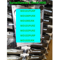 Sicherheits-Festplatte WD101PURZ 10TB 3,5'' 256MB 7,2RPM Desktop-Speicher HDD für Überwachungssysteme & Datenspeicherung WD102PURZ