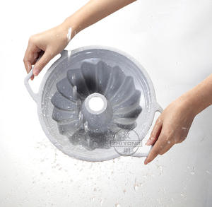 Moule à gâteau rond à cannelures Offre Spéciale pour mousse, gâteau, gélatine, moules à pain en silicone - Product Image 6