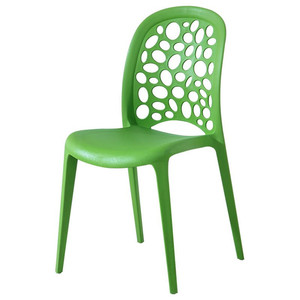 Pp Silla de comedor de ocio negro comedor apilables sillas al aire libre de plástico moderna cafetería de la silla de plástico - Product Image 6