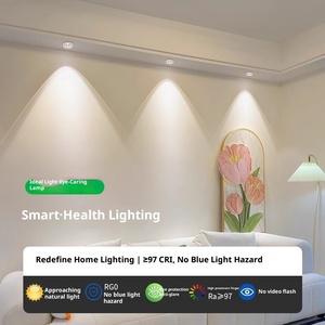 Plafonnier LED encastré COB, projecteur Middle Hill, anti-éblouissement, éclairage mural, coque en aluminium, couleur réglable, IRC - Product Image 4