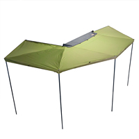 Grand camion de voiture Overland Foxwing Plus Extension 270 auvent autoportant avec murs