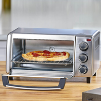 Four à pain miniature en acier inoxydable JingXin pour comptoir |   Usine JingXin, pour la pizza, les toasts, la pâtisserie et la réchauffation des aliments