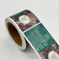 Étiquette imprimée résistante à la déchirure et imperméable en papier synthétique PP pour produits cosmétiques, autocollant pour salle de bain, shampoing, lotion corporelle