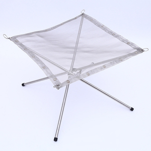 Stainless Steel <strong>Portable</strong> <strong>Fire</strong> <strong>Pit</strong> Campfire Wood Stove for Outdoor Camping Fuel Charcoal - Product Image 5