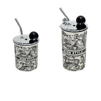 Nouvelle tasse en céramique de style nordique rétro et simple, avec paille, résistante à la chaleur, portable, personnalisable avec logo, pour voiture et usage extérieur