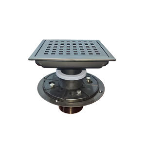 Desagüe de piso de acero inoxidable 304 para baño y ducha, rejilla de alto flujo con brida estándar americana. - Product Image 3