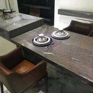 Dalles de pierre de quartzite grise de style design moderne choix populaire pour les comptoirs d'intérieur et les panneaux muraux polis et imperméables - Product Image 3