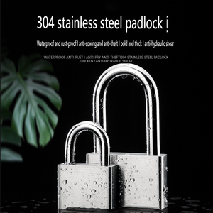 Candado Moderno de Acero Aleado, Color Acero, Desbloqueo con Llave, para Uso en Exteriores, Multiusos, Almacenes, Escuelas, Baños, Hoteles, Talleres - Product Image 3