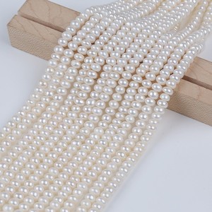 Perlas de Imitación Redondas y Planas de Alta Calidad, 2-3-4-5-6-7-8-9-10 mm, Perlas Blancas Naturales de Agua Dulce, Cuentas Sueltas al por Mayor - Product Image 2