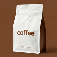 Sachet refermable à valve de qualité alimentaire, recyclable, pour le stockage de fèves entières fraîches