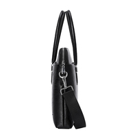 Fábrica de China al por mayor venta al por mayor nuevo estilo de los hombres bolso maletín mensajero de cuero PU bolsa para enviar el mismo bolso de embrague de 14 pulgadas