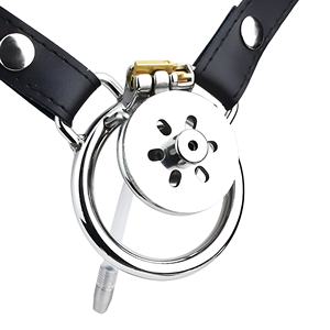 एफआरआरके 304 स्टेनलेस स्टील पुरुष शुद्धता उपकरण मूत्रमार्ग कैथेटर के साथ फ्लैट धातु लिंग लॉक शुद्धता पिंजरे पुरुषों के लिए सेक्स खिलौने - Product Image 2