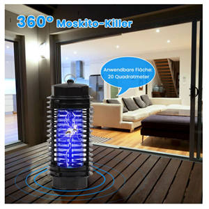 Lámpara hexagonal cilíndrica para matar mosquitos, trampa eléctrica para insectos ultravioleta de 220V, silenciosa y segura para uso doméstico - Product Image 3