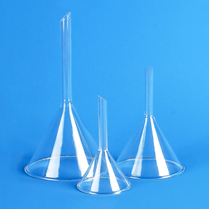 กรวยแก้วโบโรซิลิเกต 3.3 ก้านสั้น ขนาด 40 มม. 50 มม. 60 มม. 75 มม. 90 มม. สำหรับห้องปฏิบัติการ - Product Image 1