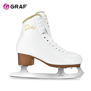 Patines <span class=keywords><strong>de</strong></span> <span class=keywords><strong>Hielo</strong></span> <span class=keywords><strong>de</strong></span> Alta Precisión con Cuchillas <span class=keywords><strong>de</strong></span> Acero Inoxidable GRAF <span class=keywords><strong>de</strong></span> 4.0 mm, Parte Superior <span class=keywords><strong>de</strong></span> Cuero Sintético, Impermeables, con Dientes Medianos - Product Image 2