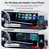 YolanAuto Boîte AI CarPlay 4G Android 13 Adaptateur CarPlay sans fil 8 Go 128 Go Boîte multimédia pour Netflix YouTube IPTV Car Play
