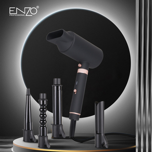 ENZO-Secador de pelo eléctrico multifuncional, Alisador, rizador, <span class=keywords><strong>5</strong></span> <span class=keywords><strong>en</strong></span> <span class=keywords><strong>1</strong></span>, nuevo conjunto para el cuidado del cabello, equipo de belleza para uso doméstico - Product Image 4