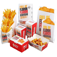 Santé Protection de l'environnement Emballage personnalisé Boîte en carton de qualité alimentaire Fast Food Burger Sushi Fry Poulet Boîte de livraison