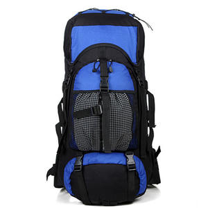 Sac à dos de montagne léger personnalisé de 50 l, doublure en nylon, grande capacité, randonnée en plein air, escalade, camping, randonnée, y compris la pluie - Product Image 5