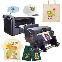 Ensemble d'imprimantes DTF F1080 I3200 pour t-shirts, machine d'impression DTG 30cm 60cm à 2 têtes, imprimante DTF grand format A2 A3