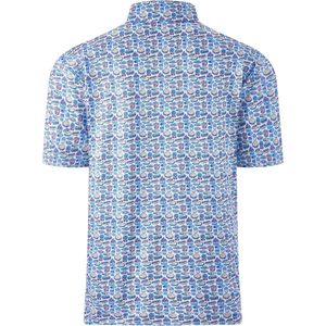 Camisa de Golf para Hombre, Manga Corta, Secado Rápido, Estampada, Absorbe la Humedad, Cuello Polo, 100% Poliéster Tejido - Product Image 3