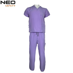 V Cổ Chà Phù Hợp Với Phẫu Thuật Tẩy Tế Bào Chết Ngành Công Nghiệp Y Tế Đồng Phục Tinh Khiết Bông Tẩy Tế Bào Chết Đồng Phục Bộ Bệnh Viện Làm Việc Quần Áo - Product Image 3