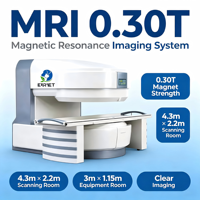 EURVET Scanner IRM pour animaux de compagnie, utilisation en clinique vétérinaire, équipement de diagnostic animal, système d'imagerie par résonance magnétique à champ ouvert