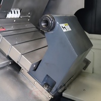 TCK56y Tour CNC à lit incliné, centre de tournage horizontal à alimentation automatique et robuste en métal avec fraisage à une seule broche TCK50y