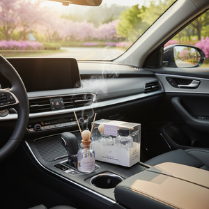 FLOWERY Vehicle Aroma Oil Diffuser <b>Car</b> <b>Interior</b> Fragrance Decorative Accessory for Auto Cabin - Product Image 3