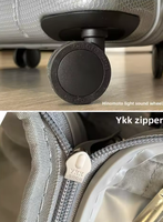 Valise à roulettes moderne ultra-légère en PC avec serrure TSA, grande capacité, extensible, roues silencieuses HINOMOTO