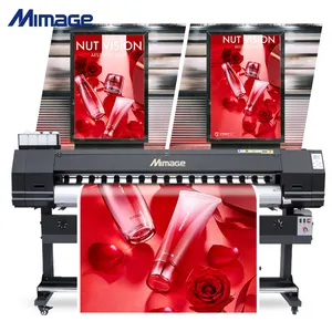 1.8M Indoor Reclamedrukmachine Eco Oplosmiddel Digitale Uv Inkjet Printer Voor Reclame
