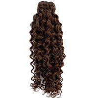 Extensions de cheveux humains à coudre, ondulées et bouclées, en gros, tissages de cheveux humains Remy fabriqués à la machine, mèches de cheveux humains bruts non traités