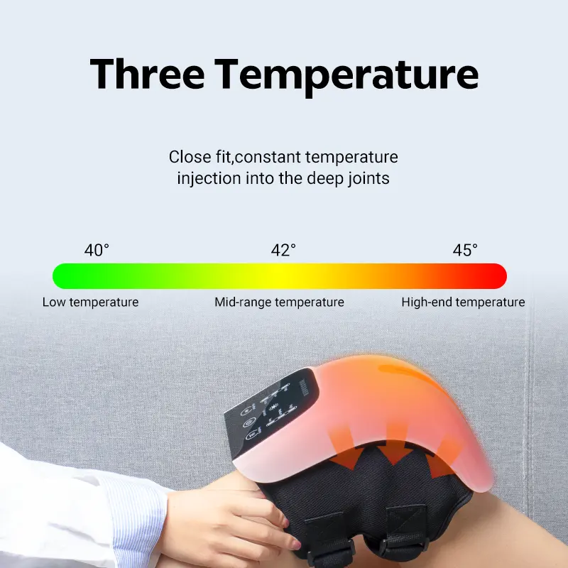 Fysiotherapie Thermische Elektrische Knie-Stimulator Pijnverlichting Machines Met Gewrichtspijn Behandeling Verwarming Warmte Knie Stimulator