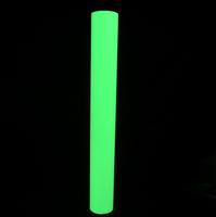 Tissu lumineux T/C pour veste Tissu vert brillant dans le noir