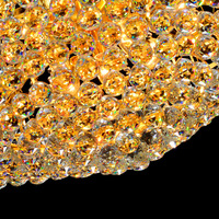 JYLIGHTING Grands lustres modernes en cristal de luxe à haut plafond pour les salles d'hôtel Plafonniers Lustre Escalier